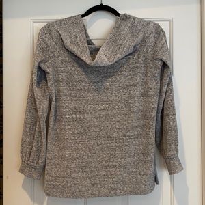 Anne Taylor Loft cozy grey top